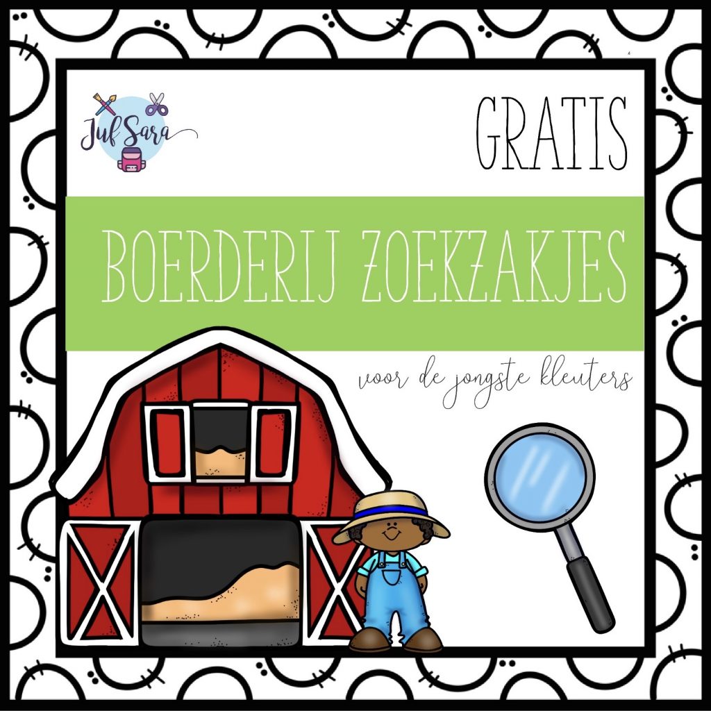 Boerderij zoekzakjes - Juf Sara